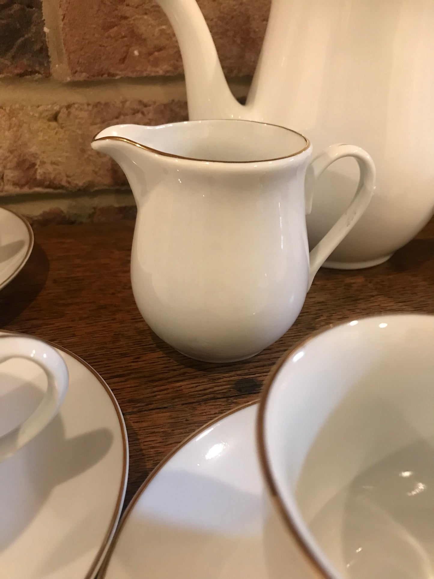 White Tea Set