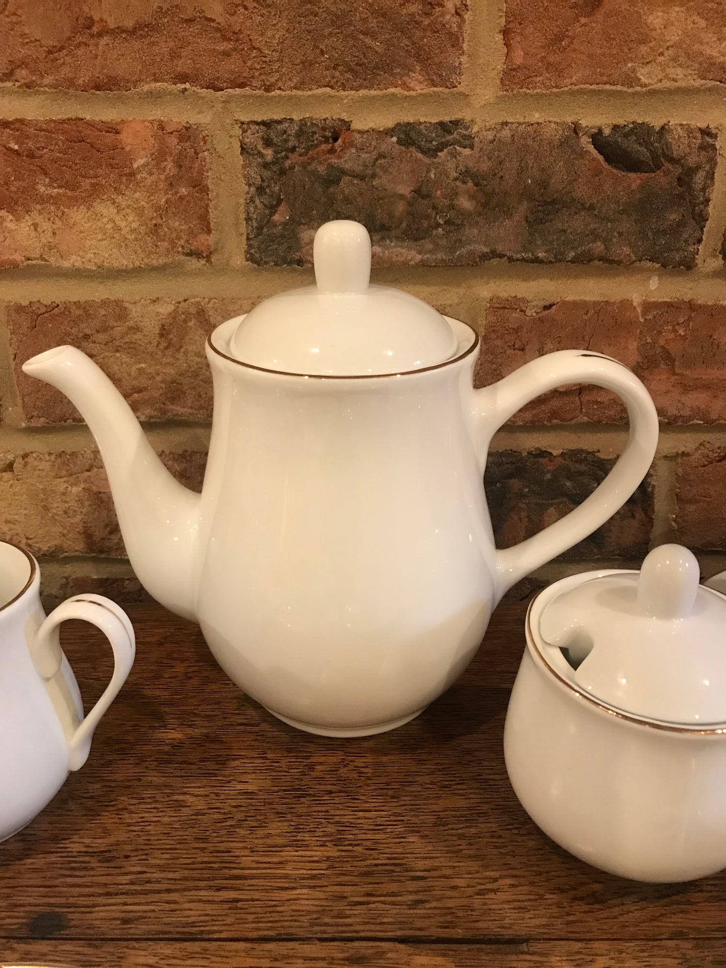 White Tea Set