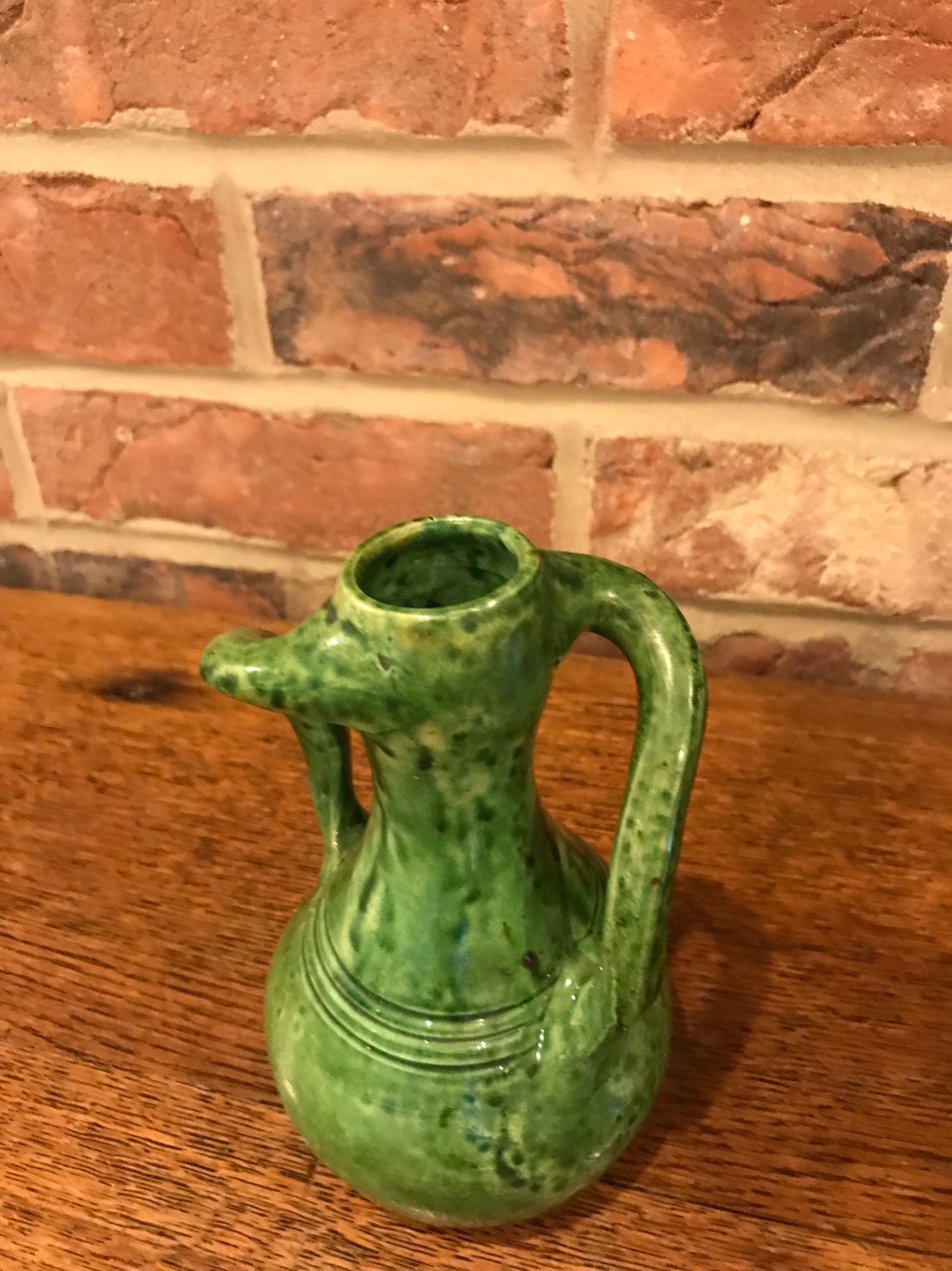 Green vase