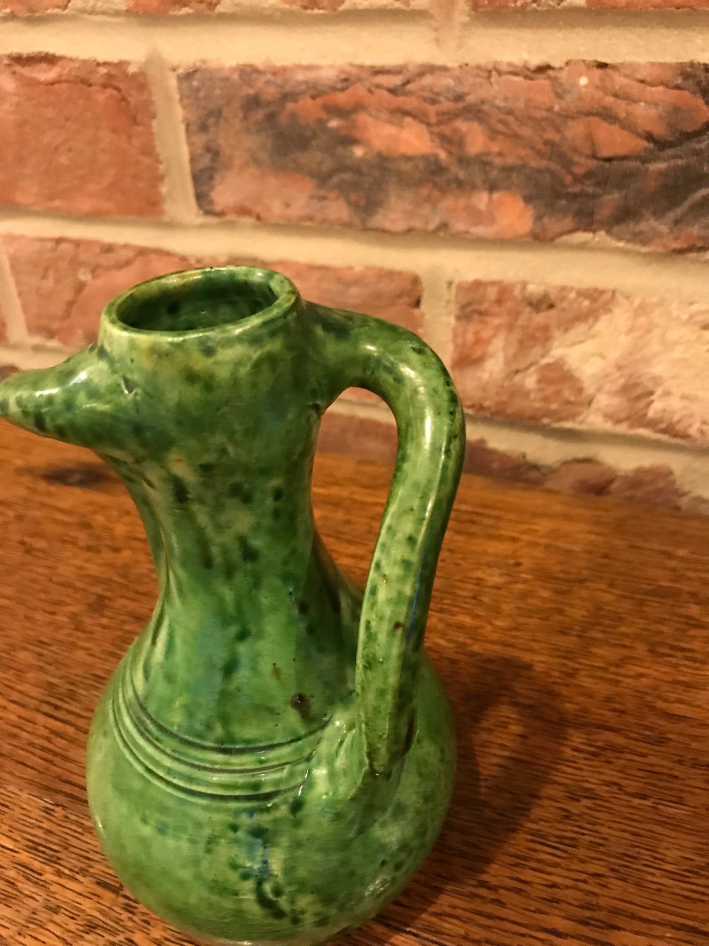 Green vase