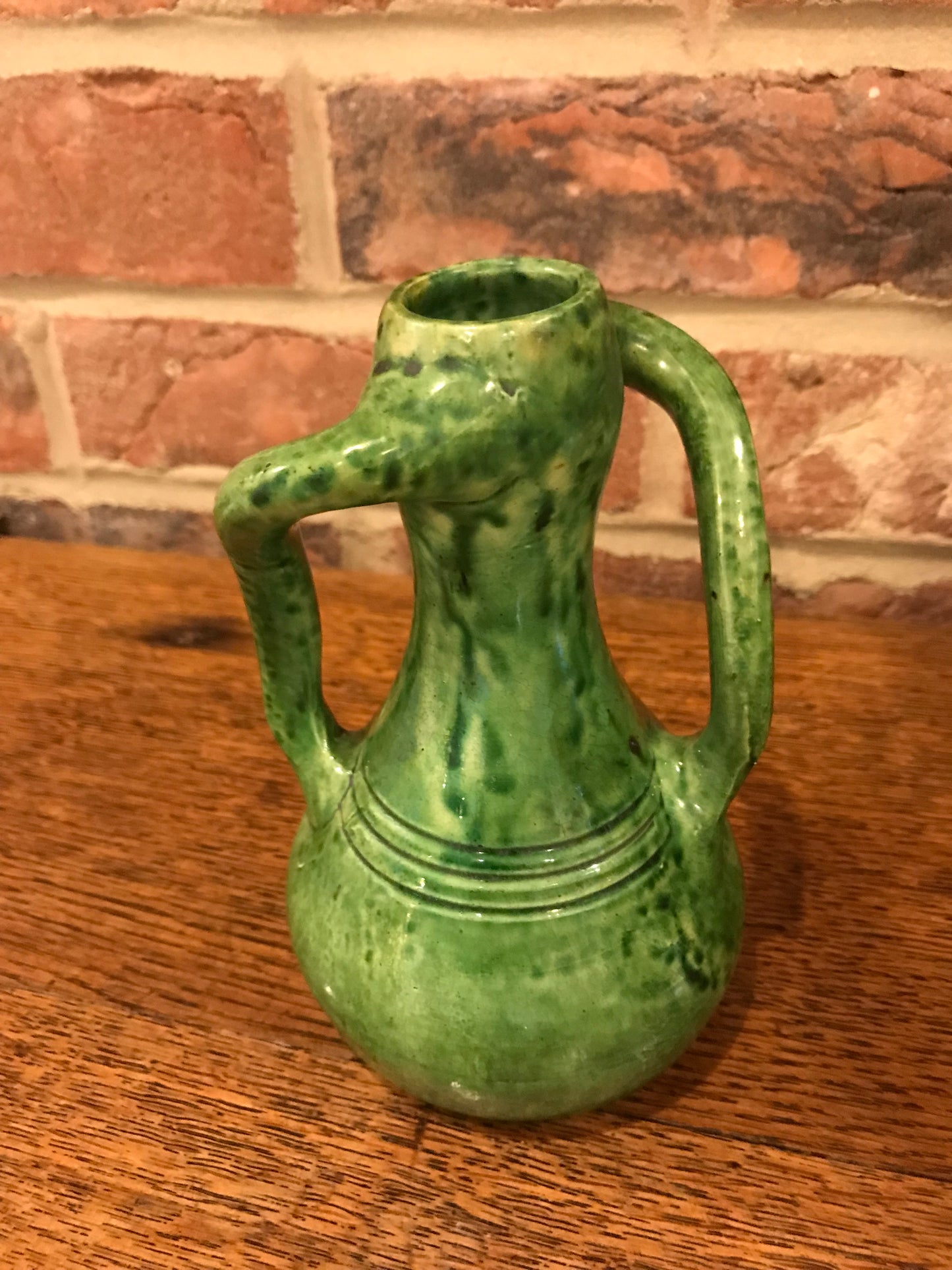 Green vase