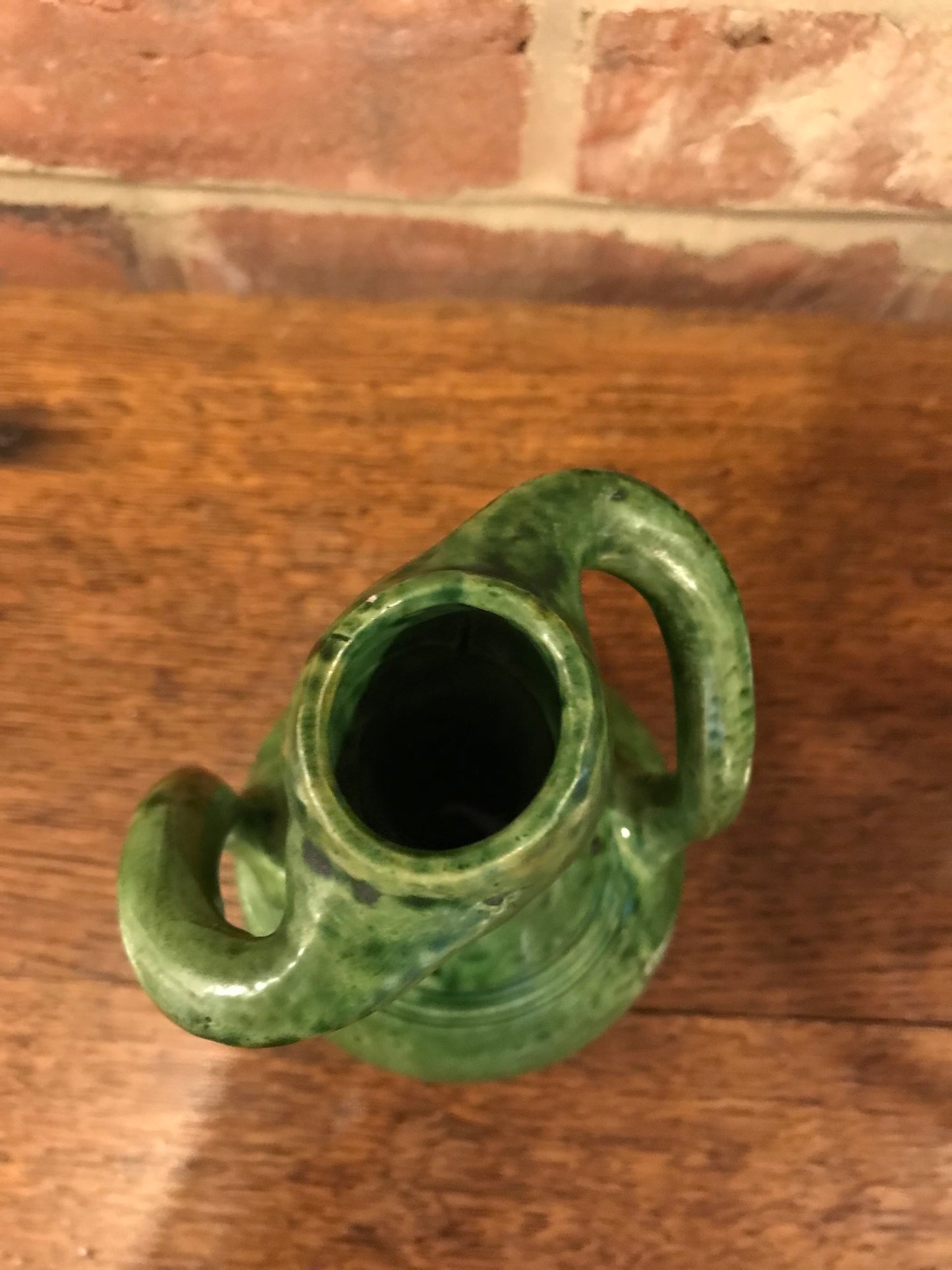 Green vase