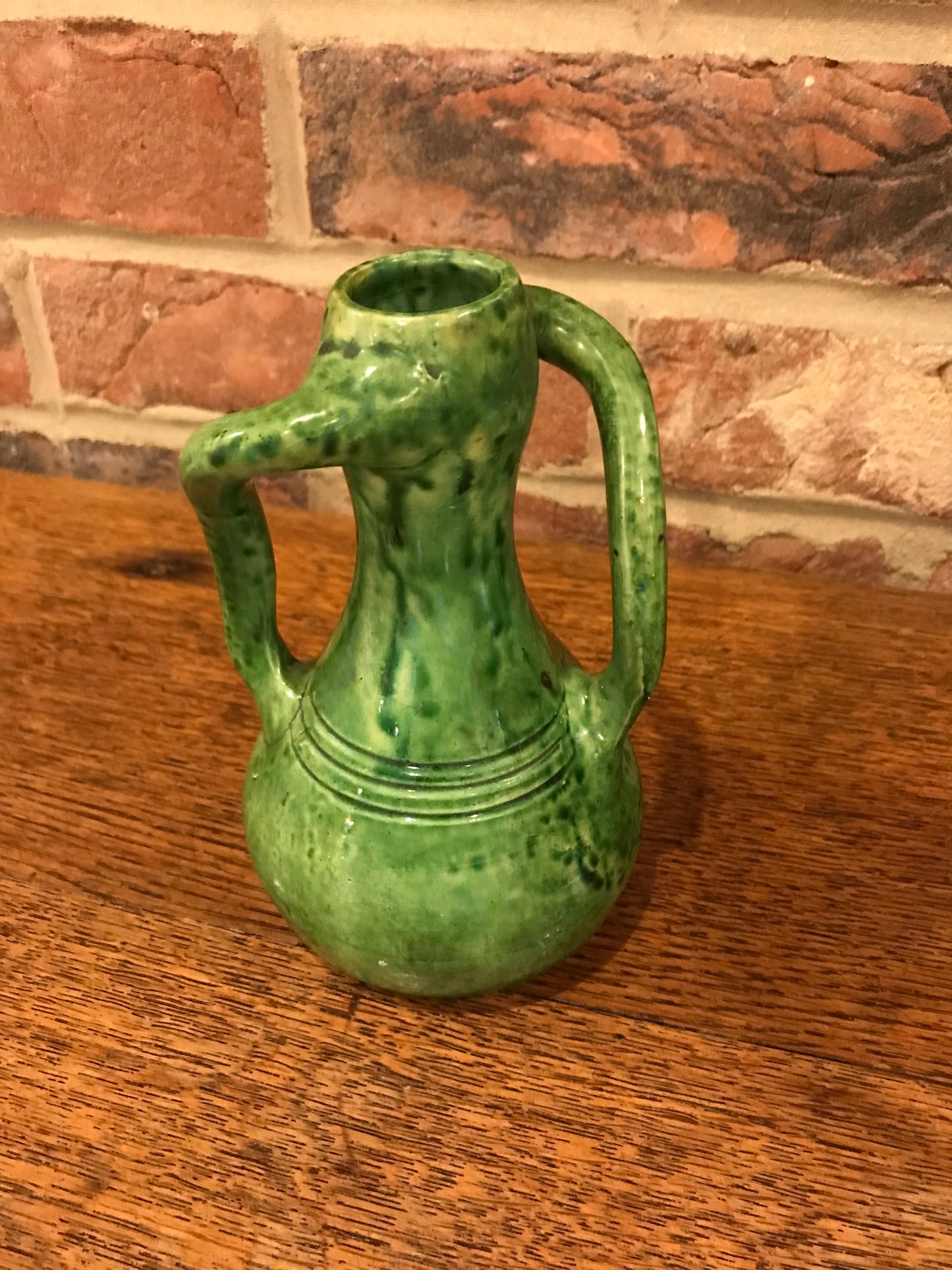 Green vase