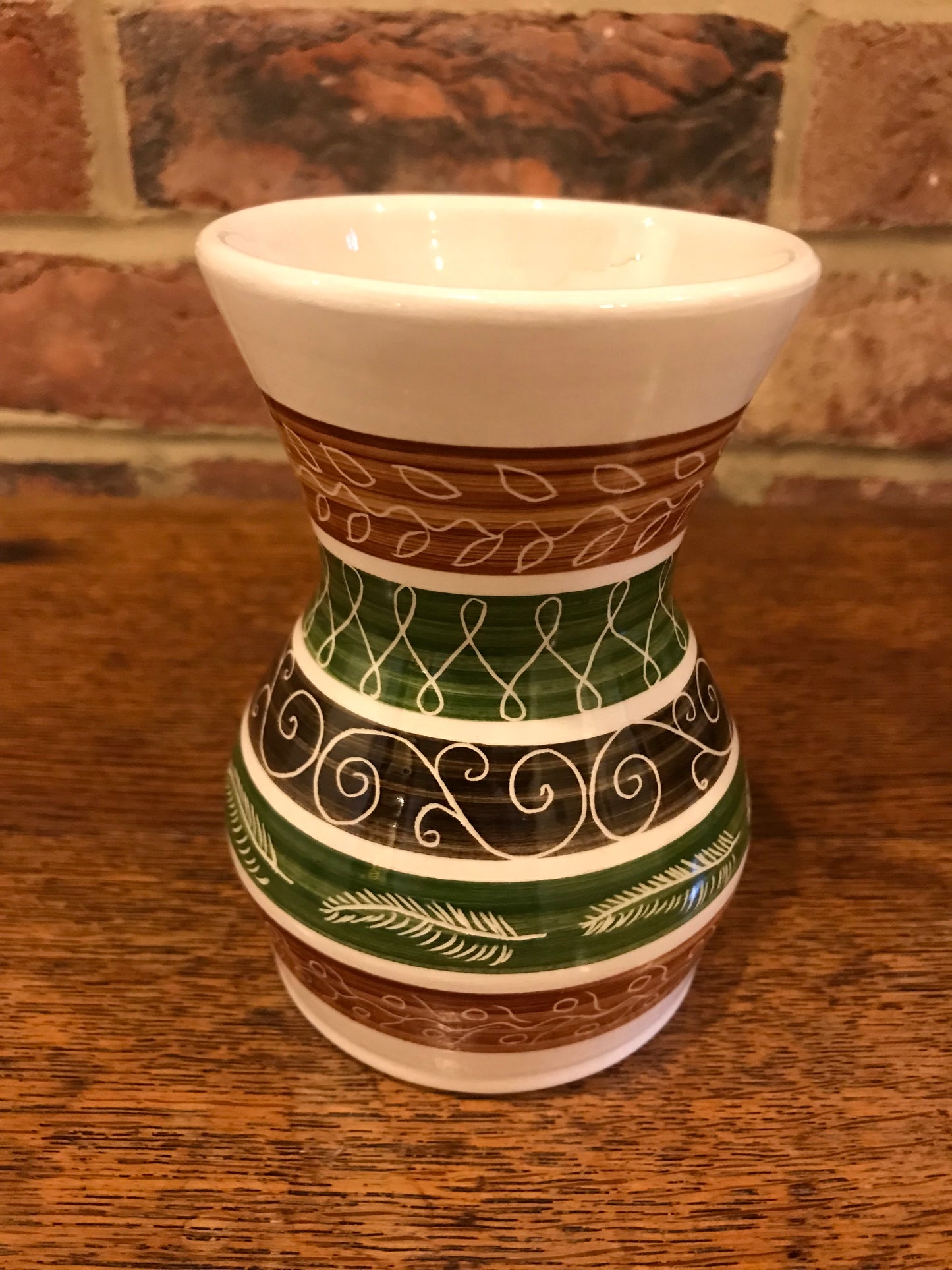 Brown and Green vase