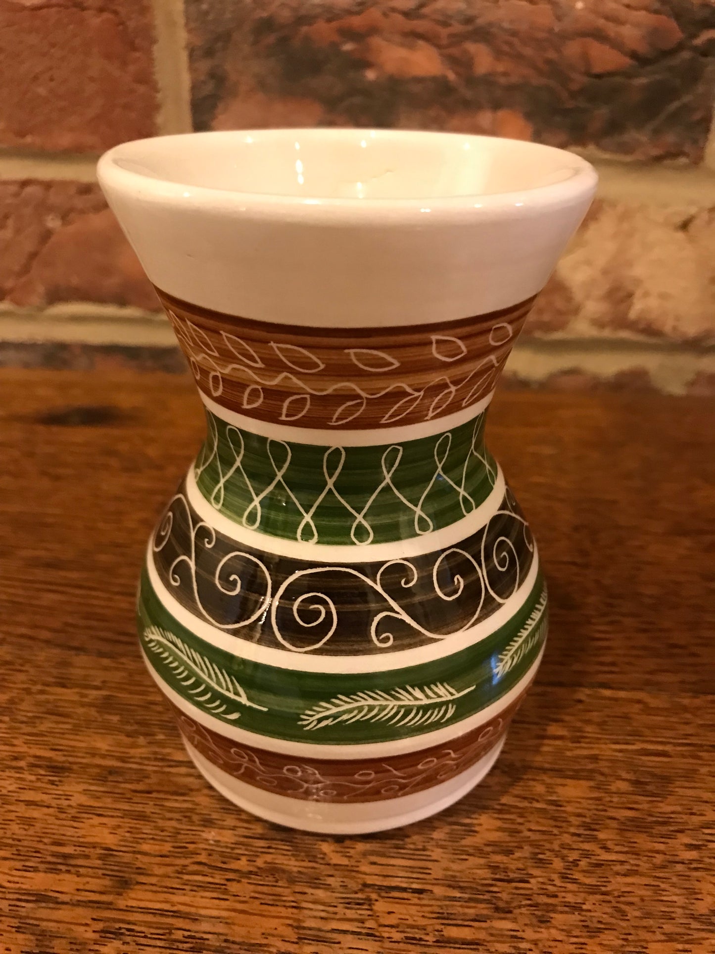 Brown and Green vase