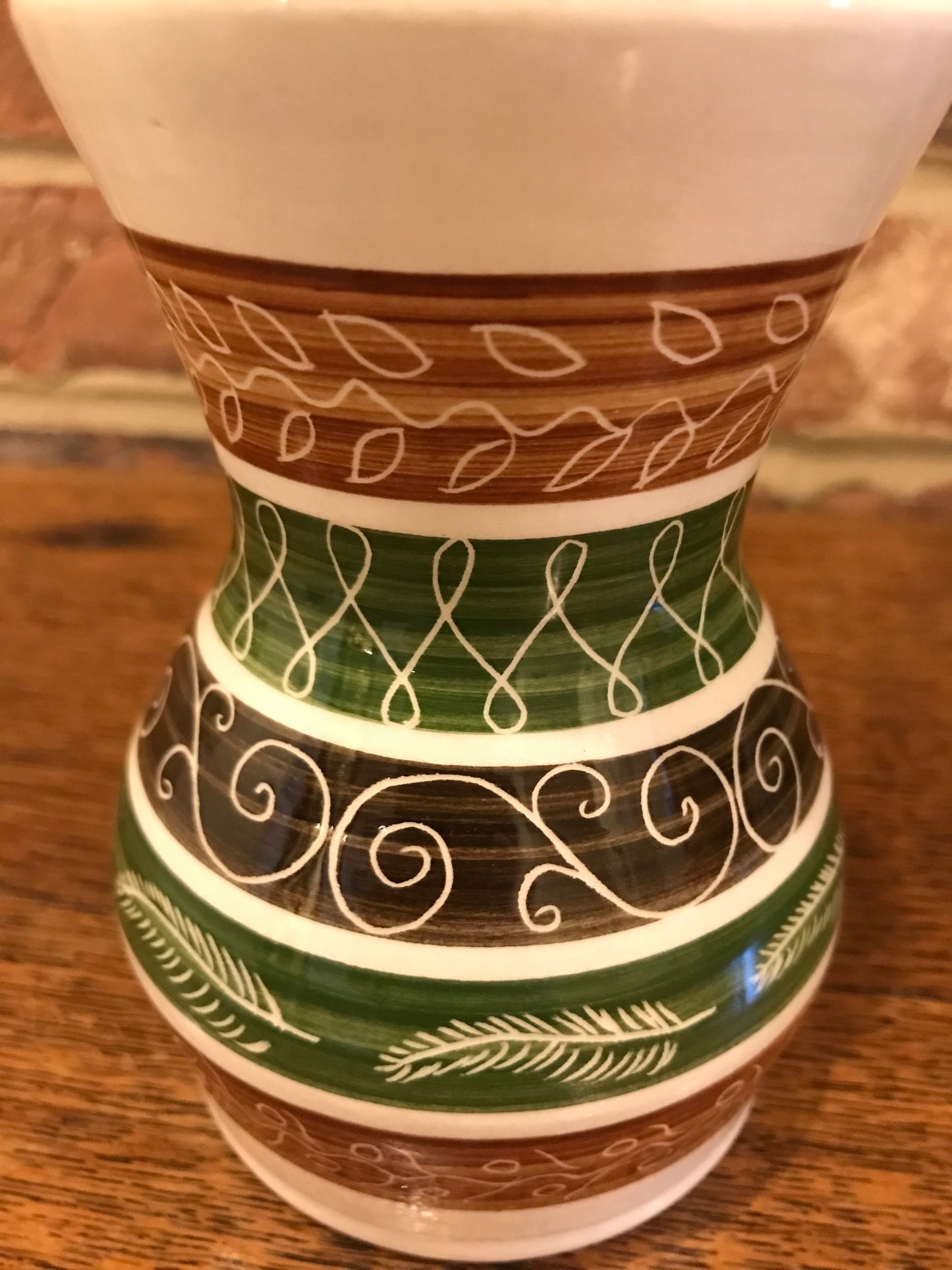 Brown and Green vase