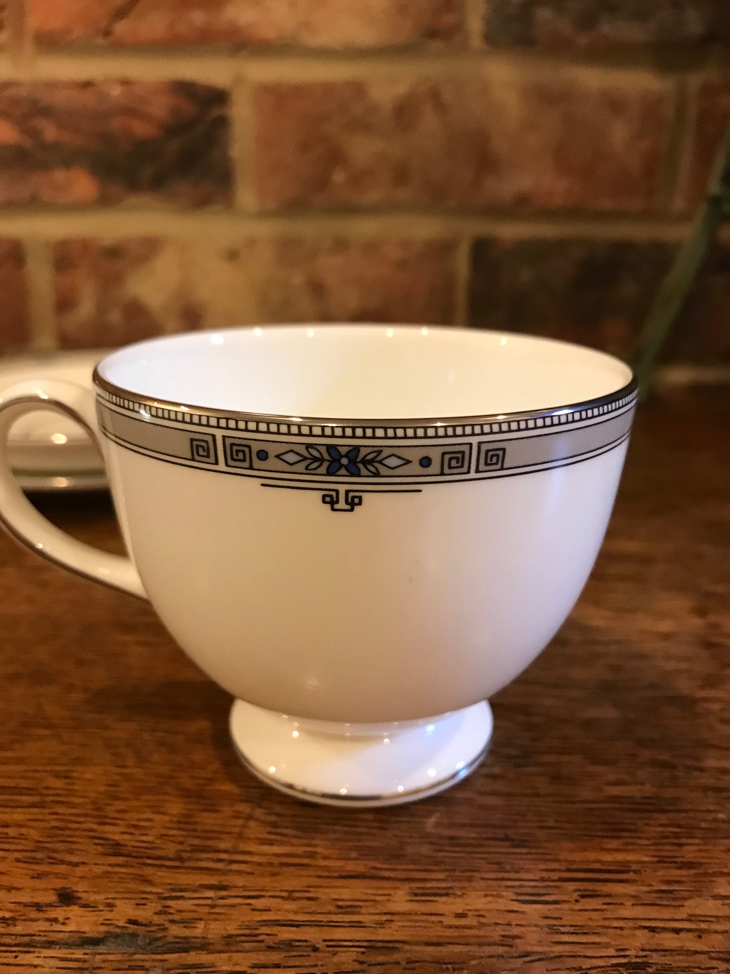 Pair of Wedgwood white tea cups