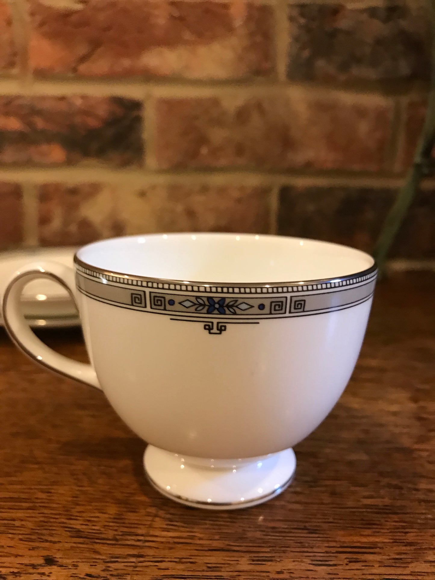 Pair of Wedgwood white tea cups