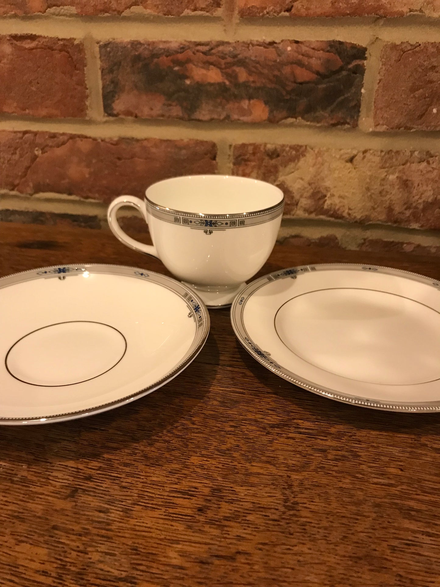 Pair of Wedgwood white tea cups