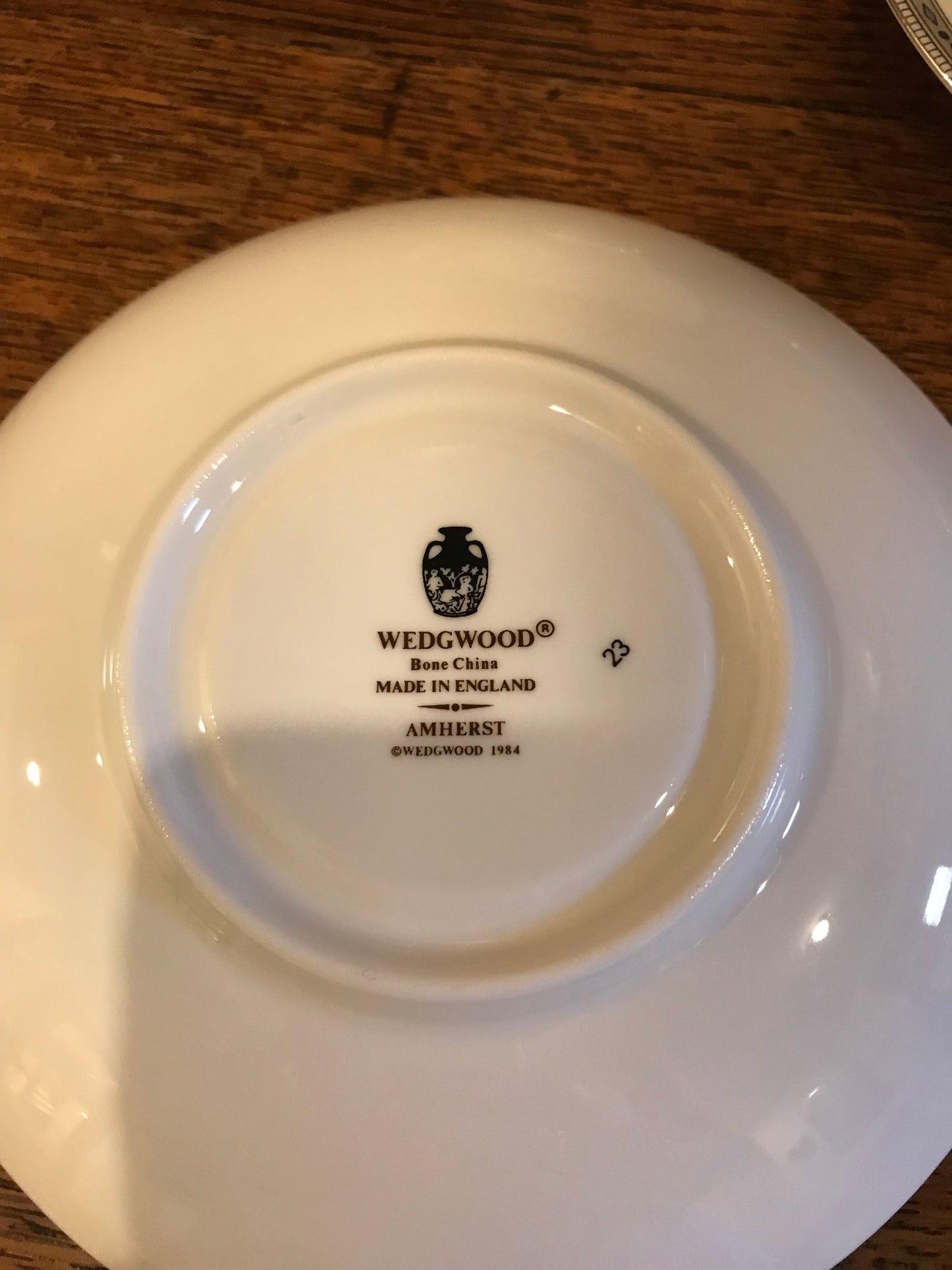 Pair of Wedgwood white tea cups