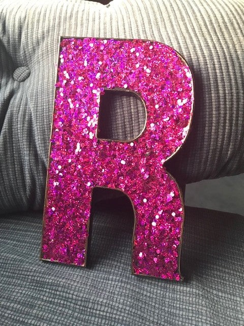 Sparkly Letter R