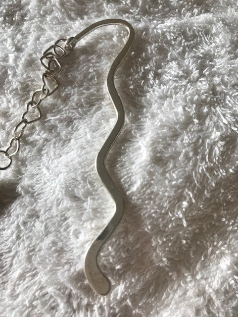 Silver tassle bookmark