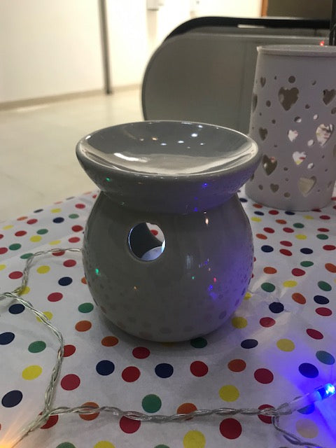 White round wax melt burner